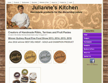 Tablet Screenshot of julianneskitchen.com.au